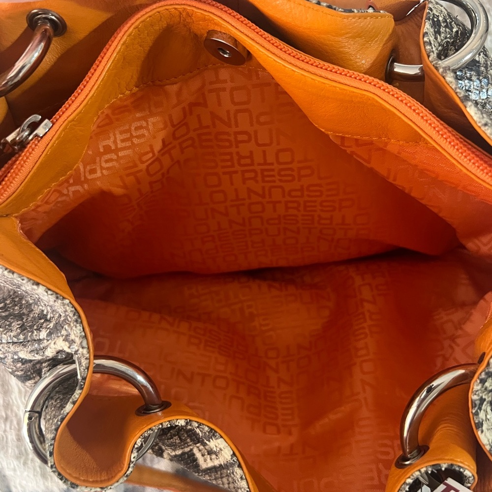 Puntotres Snakeskin Bag - Picture 3 of 4